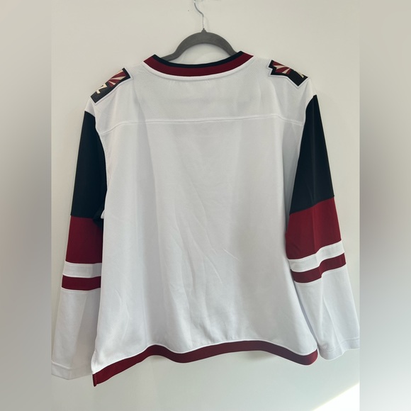 Arizona Coyotes Fanatics Branded Women's Away Breakaway Jersey - White Sz 3XL - Picture 2 of 9
